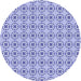 Square Machine Washable Transitional Periwinkle Purple Rug in a Living Room, wshpat3066blu