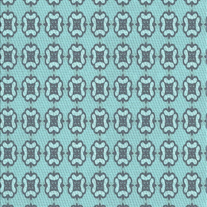 Patterned Sea Green Rug, pat3066lblu
