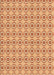 Patterned Orange Red Orange Rug, pat3066org