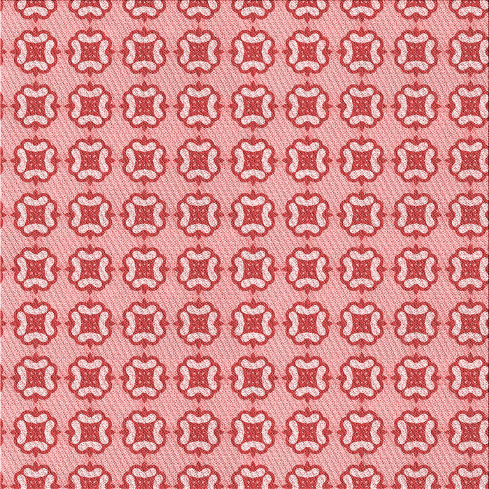 Round Patterned Pastel Pink Rug, pat3066rd