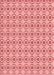 Machine Washable Transitional Pastel Pink Rug, wshpat3066rd