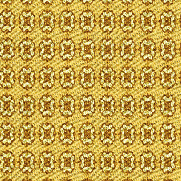 Machine Washable Transitional Bold Yellow Rug, wshpat3066yw