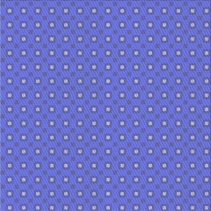 Round Patterned Light Slate Blue Rug, pat3067blu