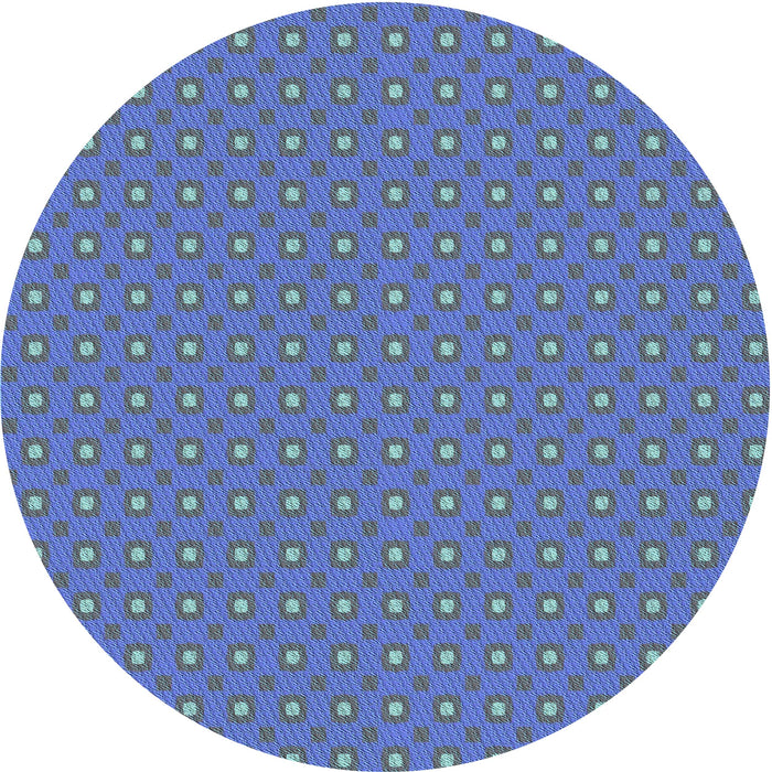 Square Machine Washable Transitional Iceberg Blue Rug in a Living Room, wshpat3067lblu