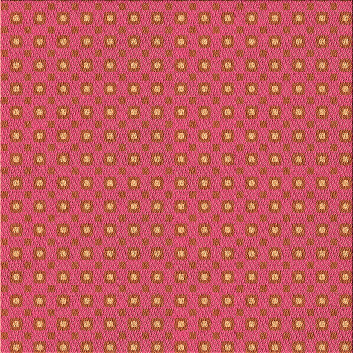 Round Patterned Crimson Red Rug, pat3067org