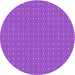 Square Patterned Neon Purple Rug, pat3067pur