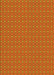 Patterned Neon Orange Rug, pat3067yw