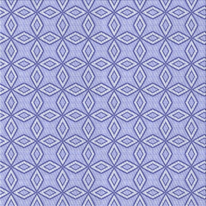 Round Patterned Periwinkle Purple Rug, pat3068blu