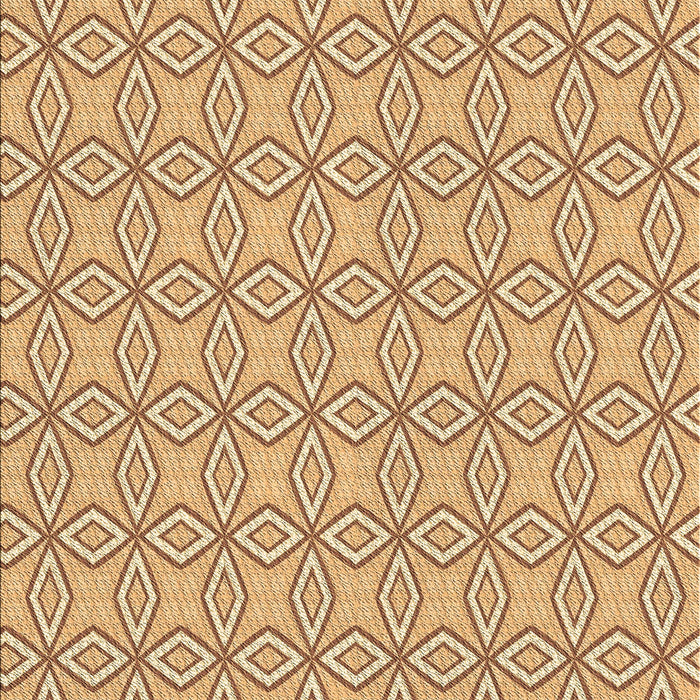 Patterned Yellow Rug, pat3068brn