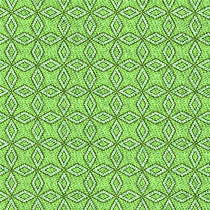 Round Patterned Apple Green Rug, pat3068grn