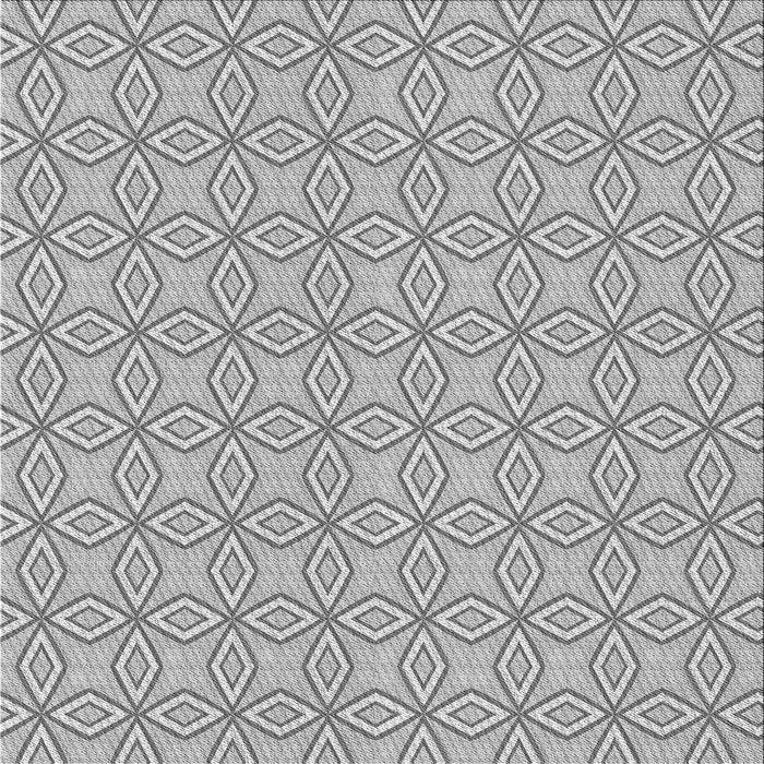 Round Patterned Gray Rug, pat3068gry