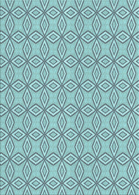 Machine Washable Transitional Deep-Sea Green Rug, wshpat3068lblu