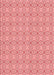 Machine Washable Transitional Pastel Pink Rug, wshpat3068rd