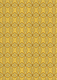 Machine Washable Transitional Bold Yellow Rug, wshpat3068yw