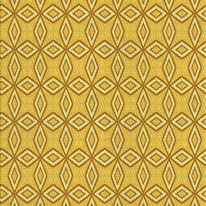 Machine Washable Transitional Bold Yellow Rug, wshpat3068yw