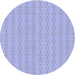 Square Patterned Light Slate Blue Rug, pat3069blu