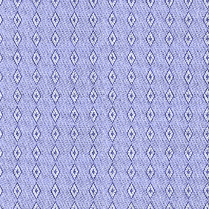 Round Patterned Light Slate Blue Rug, pat3069blu