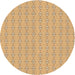 Square Patterned Orange Rug, pat3069brn