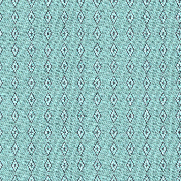 Round Machine Washable Transitional Blue Rug, wshpat3069lblu