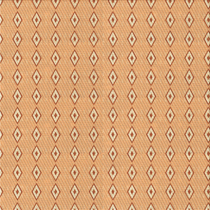 Round Machine Washable Transitional Yellow Orange Rug, wshpat3069org