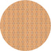 Square Patterned Yellow Orange Rug, pat3069org