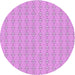 Square Patterned Pastel Purple Pink Rug, pat3069pur