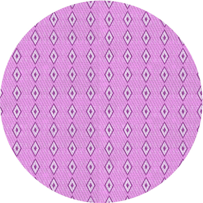 Square Machine Washable Transitional Pastel Purple Pink Rug in a Living Room, wshpat3069pur