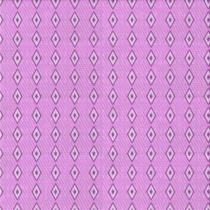 Round Patterned Pastel Purple Pink Rug, pat3069pur