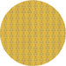 Square Patterned Bright Gold Yellow Rug, pat3069yw