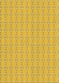Machine Washable Transitional Bright Gold Yellow Rug, wshpat3069yw