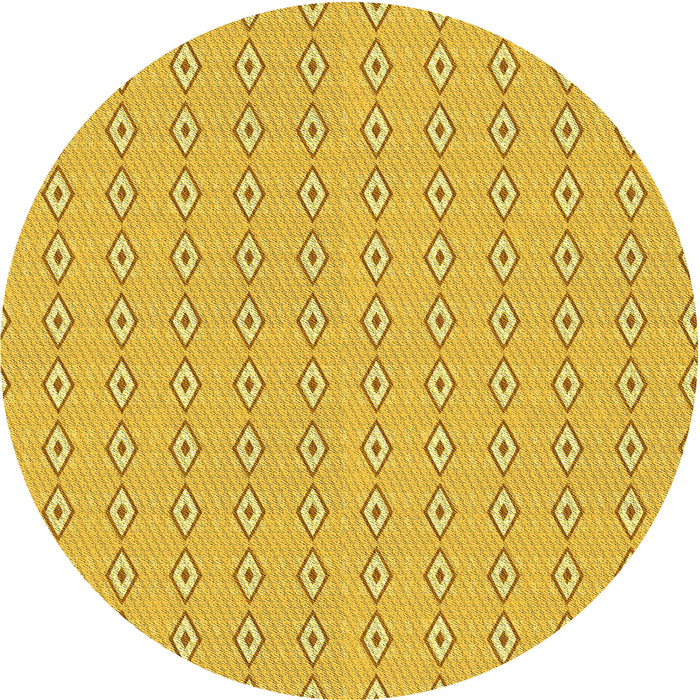 Square Machine Washable Transitional Bright Gold Yellow Rug in a Living Room, wshpat3069yw