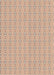 Patterned Rust Pink Novelty Rug, pat3069