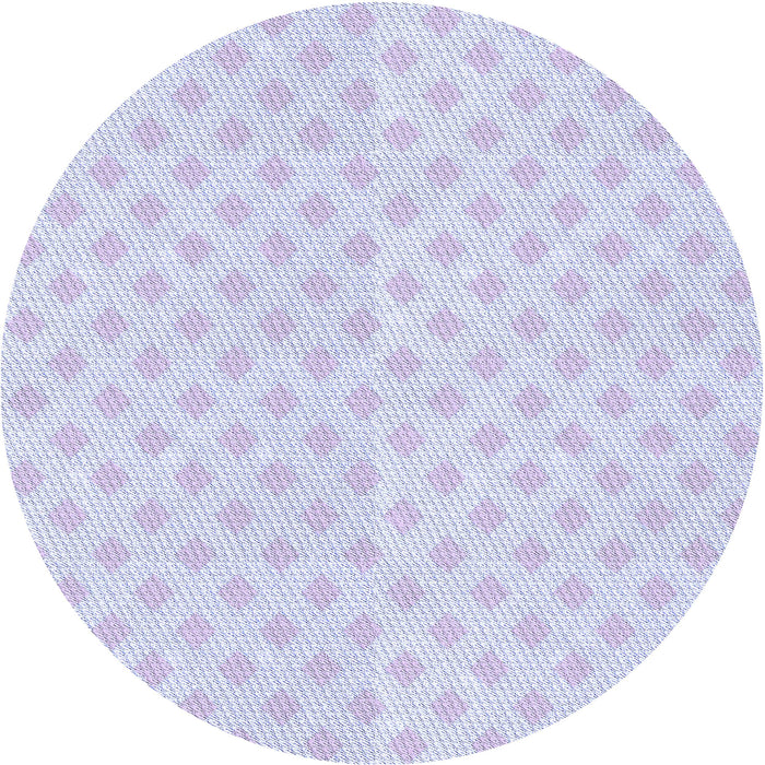 Square Patterned Lavender Blue Rug, pat307blu