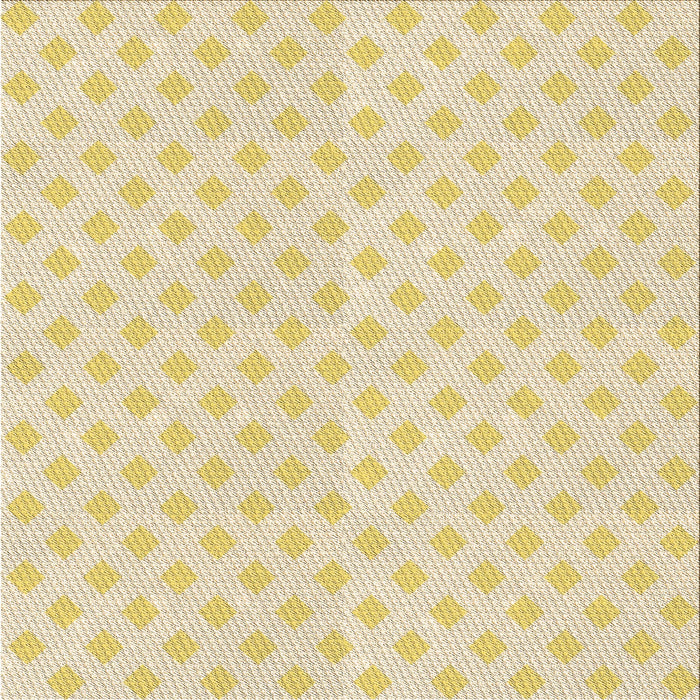 Round Patterned Khaki Gold Rug, pat307brn