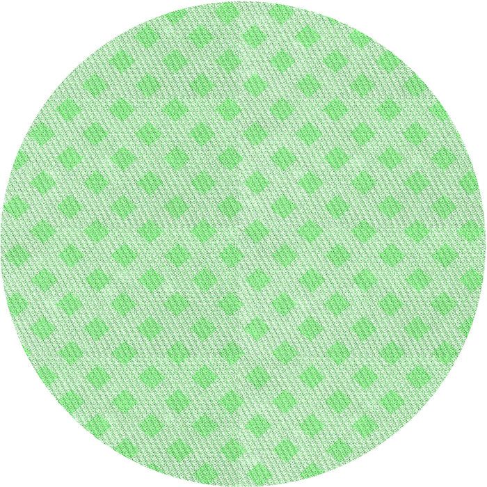 Square Patterned Green Rug, pat307grn