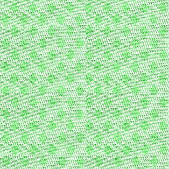 Machine Washable Transitional Green Rug, wshpat307grn