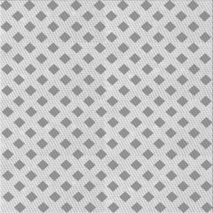 Round Patterned Platinum Gray Rug, pat307gry