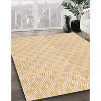 Patterned Golden Blonde Gold Rug, pat307org