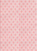 Patterned Light Coral Pink Rug, pat307rd