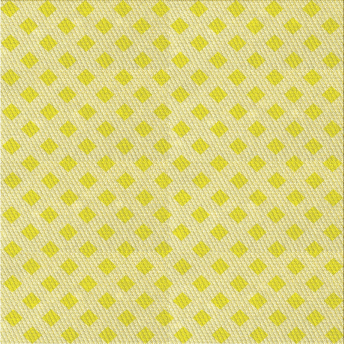 Round Patterned Golden Brown Yellow Rug, pat307yw