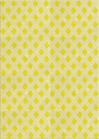 Machine Washable Transitional Golden Brown Yellow Rug, wshpat307yw