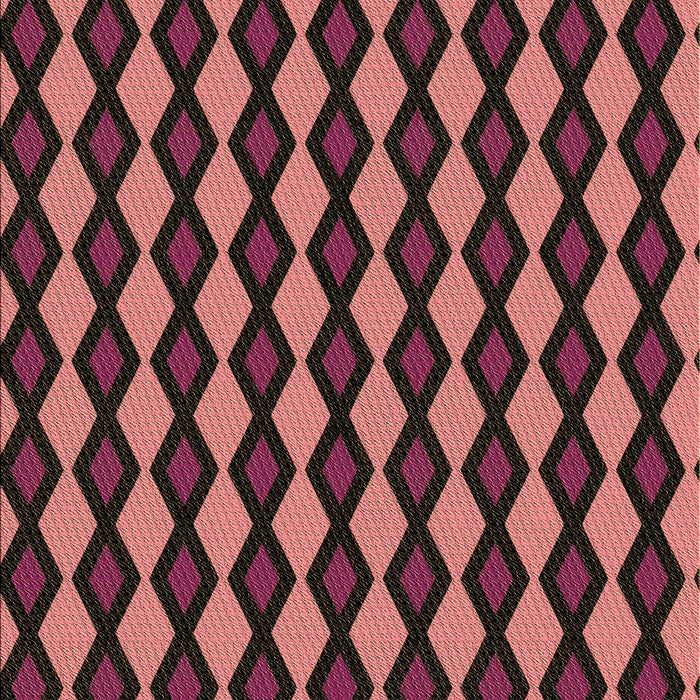 Patterned Red Rug, pat3070brn