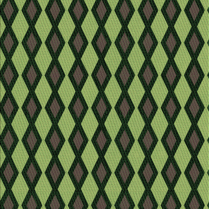 Patterned Dark Forest Green Rug, pat3070grn