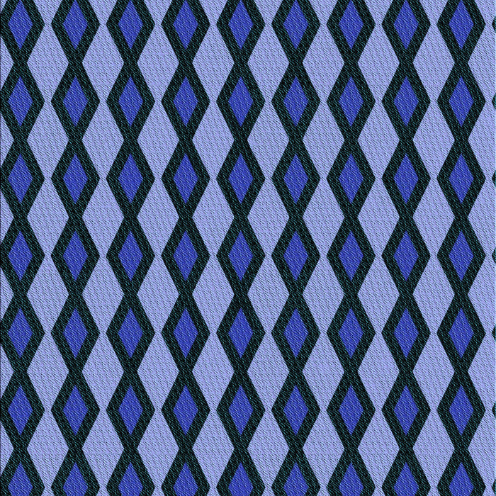 Machine Washable Transitional Deep-Sea Blue Rug, wshpat3070lblu