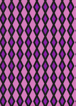 Patterned Plum Purple Novelty Rug, pat3070