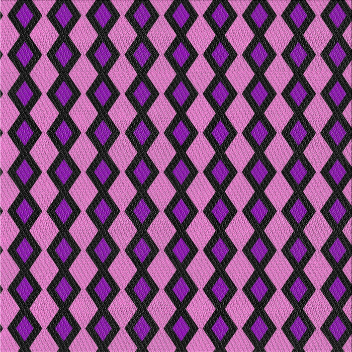 Square Patterned Plum Purple Novelty Rug, pat3070