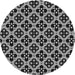 Square Machine Washable Transitional Charcoal Black Rug in a Living Room, wshpat3071gry