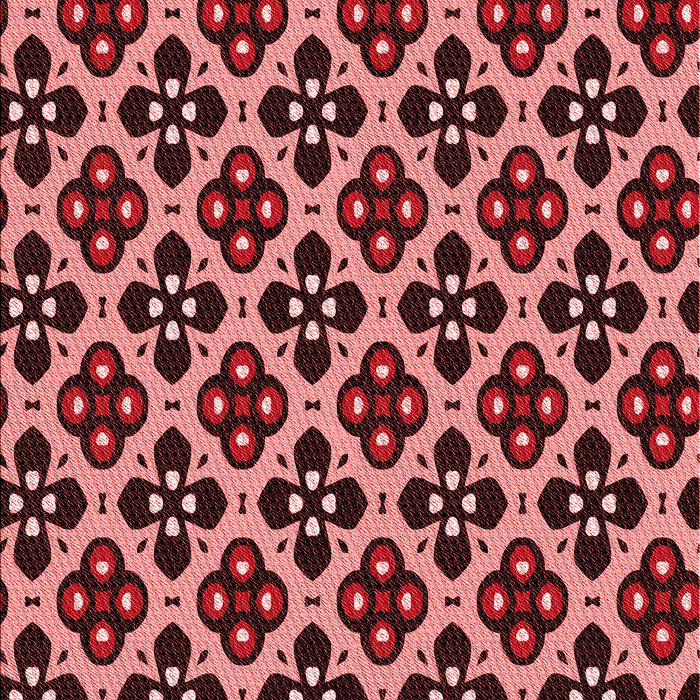 Machine Washable Transitional Pastel Red Pink Rug, wshpat3071rd