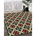 Machine Washable Transitional Night Red Rug in a Family Room, wshpat3071