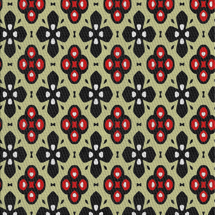 Patterned Red Novelty Rug, pat3071